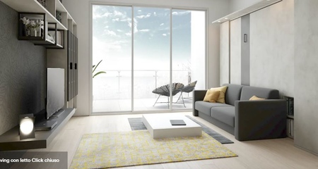 Диван-кровать Colombinicasa Living con letto Click aperto