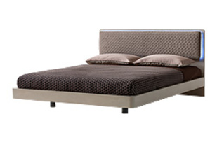 Кровать MAIA 160, ткань MIRAGLIO COL. 205 fumo CAMELGROUP