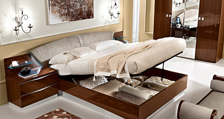 Кровать 160 ONDA WALNUT CAMELGROUP с подъем.механизмом