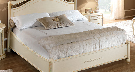 Кровать 160 SIENA AVORIO CAMELGROUP арт.03