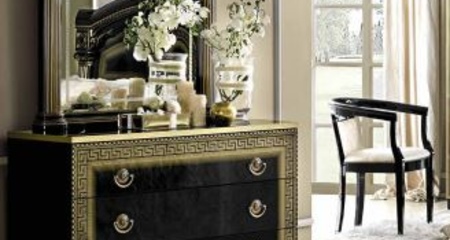 Комод с 3 ящиками AIDA BLACK GOLD CAMELGROUP