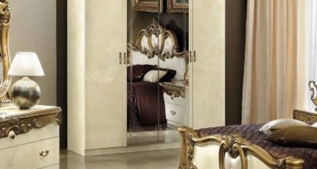 шкаф 4 двери BAROCCO IVORY CAMELGROUP