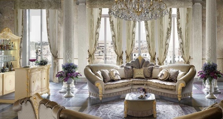Диван угловой  Madame Royale MOBILPIU LUXURY