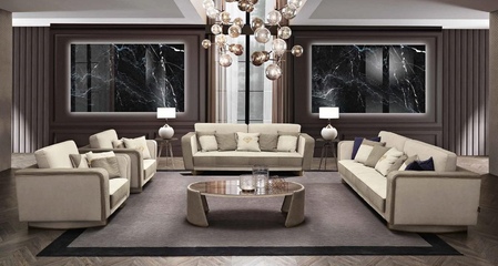 Диван 2х местный ткань VIP DIAMOND MOBILPIU LUXURY