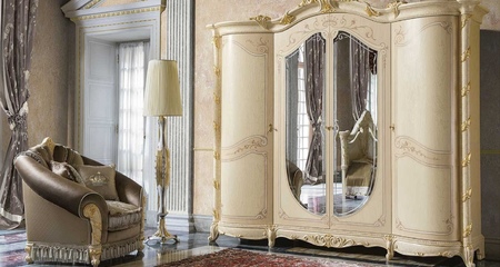 Шкаф 4 дверный Madame Royale Beige MobilPiu Luxury