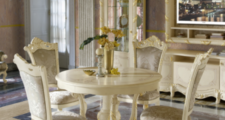 Круглый раздвижной стол Madame Royale MOBILPIU LUXURY