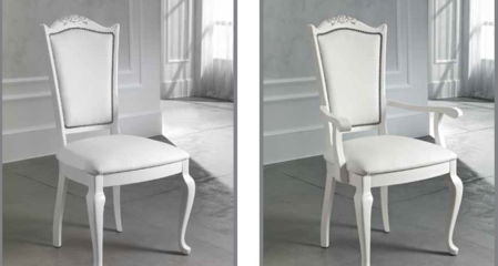 Полукресло Viola Luxor из экокожи Silvia 31 VIOLA BIANCO MOBILPIU LUXURY
