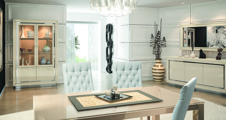 2-дв. витрина с подсветкой LA STAR IVORY CAMELGROUP