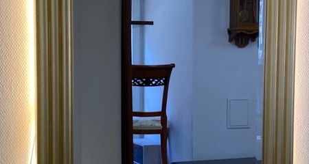 Зеркало в отделке из сусального золота MO.WA
