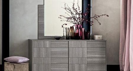 Зеркало для спальни Futura Grey Status