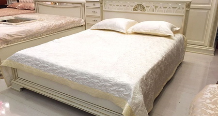 Кровать Пуччини 140*200 без изножья Puccini Laccato Claudio Saoncella