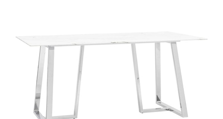 Стол обеденный Даллас 160*90 белый стеклянный Stool Group