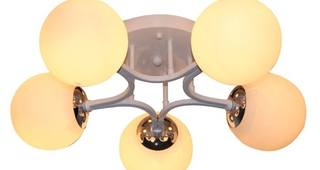 Люстра потолочная Moderli V1152-5C Circle 5*E27*60W Stool Group