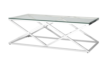 Журнальный стол 120*60 ИНСИГНИЯ серебро Stool Group
