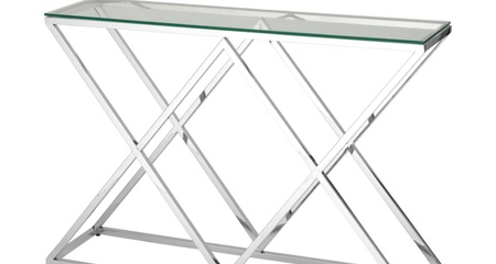 Консоль ИНСИГНИЯ 115*30 серебро Stool Group