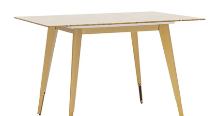 Стол обеденный Ричмонд 120*80 охра стеклянный Stool Group