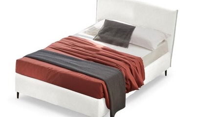 Кровать белая Dionisio standard H25 letti ROSINI NIGHT