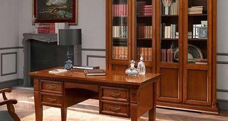 Шкаф книжный Prama Palazzo Ducale ciliegio, 4-х дверный BAKOKKO (71CI04LB)