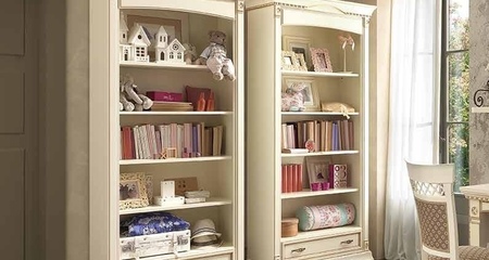 Шкаф книжный Prama Palazzo Ducale laccato BAKOKKO (71BO16)