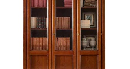 Шкаф книжный Prama Palazzo Ducale ciliegio, 3-х дверный BAKOKKO (71CI03LB)