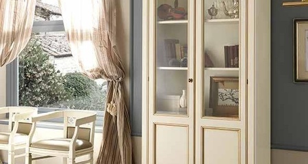 Шкаф книжный Prama Palazzo Ducale laccato, 2-х дверный BAKOKKO (71CI03LB)