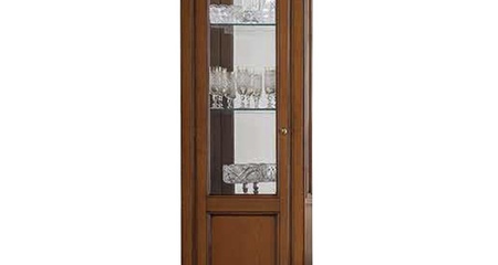 Витрина Prama Palazzo Ducale ciliegio, 1-но дверная, левая, с подсветкой Bakokko (71CI12)