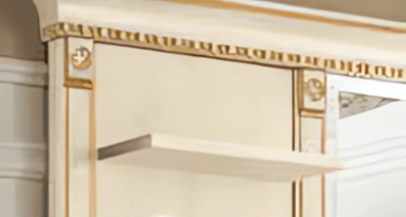 Комплект карнизов для стеновой панели 40+60+40 Prama Palazzo Ducale laccato Bakokko (71BO85)