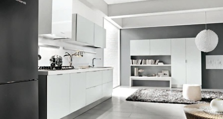 Кухня HOME CUCINE Sygna frontali GLASS vetro satinato opaco