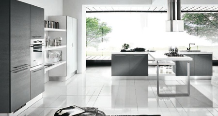 Кухня HOME CUCINE Sygna frontali grigio cielo