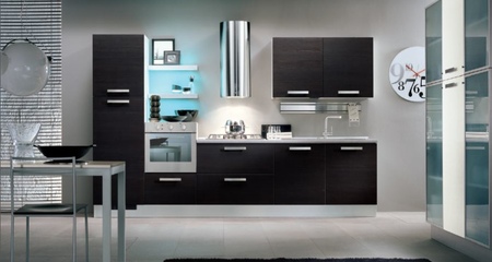 Кухня HOME CUCINE Regola Frontali finitura Grafite e Neve