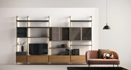Стеновые шкафы КЛ218 Moretti Compact.