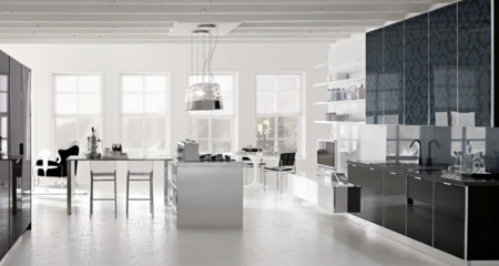 Кухня Stosa modern STOSA Brillant Nero e Floreale