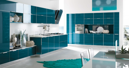 Кухня Stosa modern STOSA Brillant Petrolio