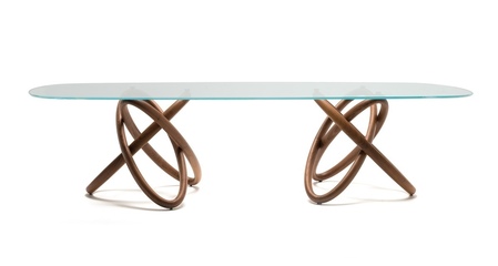 Cattelan Italia carioca 300 120 75 sag cristallo trasparente - Стол Carioca
