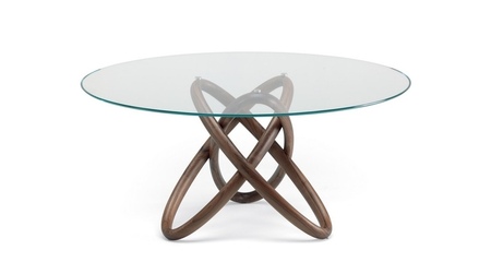 Cattelan Italia carioca 130 75 cristallo trasparente - Стол Carioca