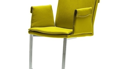 Cattelan Italia liz b 08 ecopelle yellow - Стул Liz