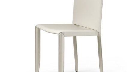 Cattelan Italia piuma a cuoio white - Стул Piuma