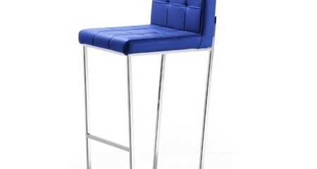Cattelan Italia kate sgabello 42 40 84 08 ecopelle blue - Барный стул Kate