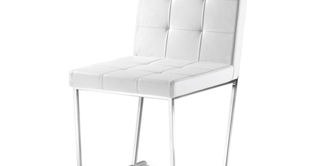 Cattelan Italia kate 49 59 86 08 ecopelle white - Стул Kate