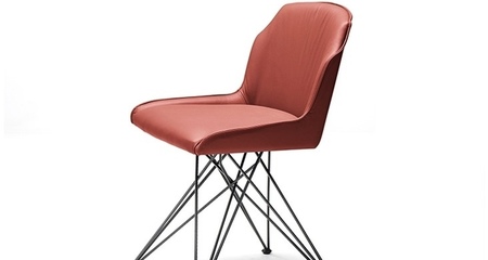 Cattelan Italia flaminia a gfm73 ecopelle red - Стул Flaminia