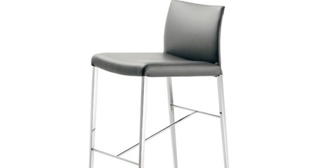 Cattelan Italia anna sgabello b 08 ecopelle grey - Барный стул Anna