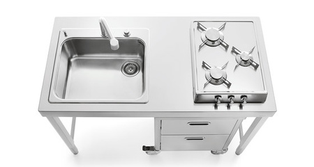 Мини-кухня ALPES-INOX 1427633