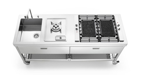 Мини-кухня ALPES-INOX 1428489