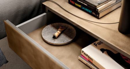 Materia Bedside Tables 1070 by LAGO